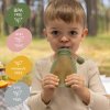 Zopa Silikónové plniteľné vrecko na detskú stravu, Transparent Grey