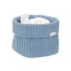 Little Dutch Košík pletený malý Pure Denim Blue