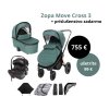 zopa move cross 3 antique green s autosedačkou