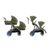 CYBEX Gold e-Gazelle S Lux + Gazelle S Cot S TWIN SET - Moss Green