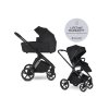 EASYWALKER kombinovaný kočík Zoey + Autosedačka Baby-Safe Pro Vario Base 5Z Bundle - Pure Black