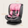 LIONELO Autosedačka Bastiaan i-Size (40-150 cm) Pink Baby
