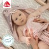 Baby Fehn Uterák s kapucňou plameňák, Pink