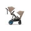 cybex e gazelle almond beige taupe chassis double sets4 2
