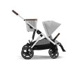 cybex gazelle twin lava grey 6