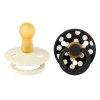 BIBS STUDIO Colour Polka cumliky z prirodneho kaucuku velkost 2 Ivory Black 12034101 5713795276486