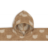 Jollein Osuška pončo froté Jacquard Teddy Bear