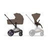 CYBEX E PRIAM 5 Comfort ONE BOX matt black coconut brown 1