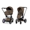 CYBEX E PRIAM 5 Comfort ONE BOX matt black coconut brown uv