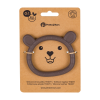 PETITE&MARS Hryzačka silikónová Teddy Bitter Cocoa 0m+