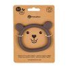 PETITE&MARS Hryzačka silikónová Teddy Bitter Cocoa 0m+