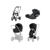 cybex e priam 5 3v1 sepia black matt black new