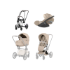cybex e priam 5 3v1 cozy beige chrome brown