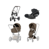 cybex e priam 5 3v1 coconut brown chrome brown