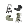 cybex e priam 5 3v1 sage green rose gold