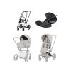cybex e priam 5 3v1 city grey rose gold