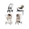 cybex e priam 5 4v1 cozy beige rose gold
