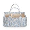 Diaper Caddy Blue Flowers p