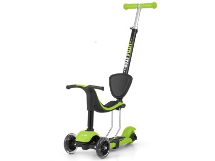 Dětská koloběžka Milly Mally Little Star green (Barva Wenge)