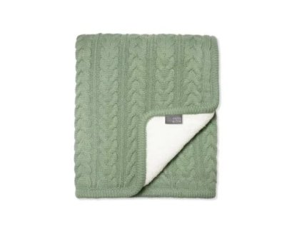 Dětská deka VINTER & BLOOM Cuddly (barva Basil Green)