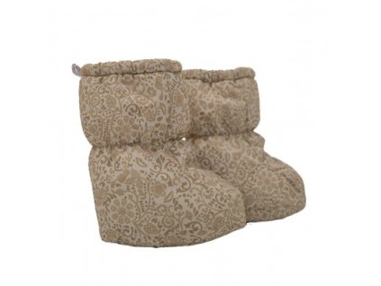 Dětské capáčky LODGER Socker Folklore Taslon (barva Birch)