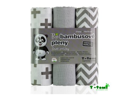 detske pleny t tomi sede strisky bambusove