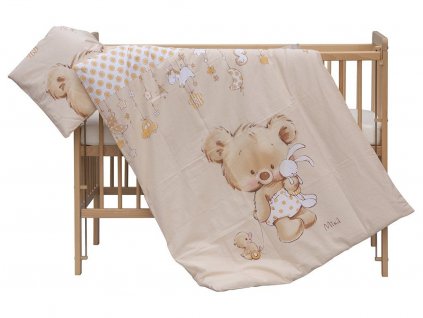 detske povleceni do postylky scarlett grisi 2 dilne 90 x 120 cm bezova