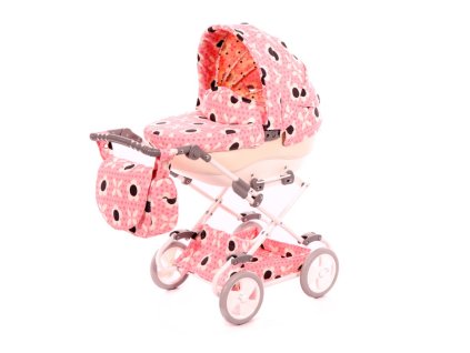 detsky hluboky kocarek pro panenky junama mini cosatto flower