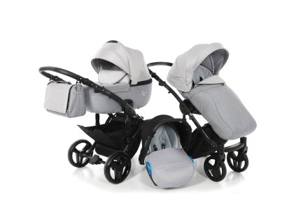 detsky kocarek junama fashion 01 silver