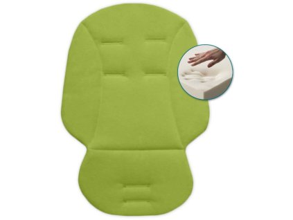 detska podlozka do kocarku ivemababy comfy memory limetka