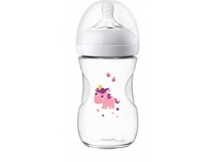 kojenecka lahev philips avent natural 260 ml jednorozec
