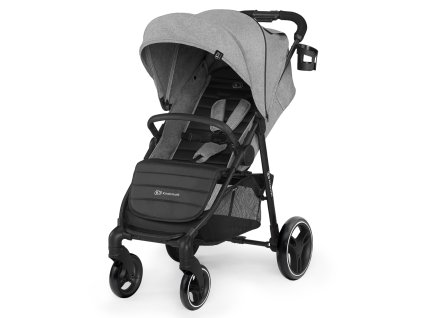 sportovni detsky kocarek kinderkraft grande city grey