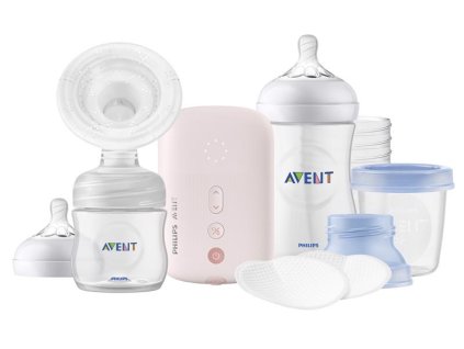 set prsni odsavacka materskeho mleka philips avent single elektronicka