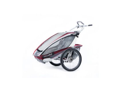 detsky sportovni odpruzeny a brzdeny vozik thule cts cx2 burgundy disc bike