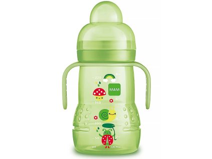 detsky hrnicek mam trainer 220 ml zelena