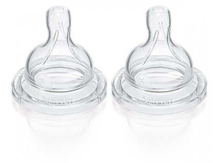 Dětská savička Philips Avent Classic+3m+-3 otvory 2 kusy