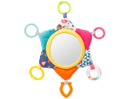 detska hracka na kocarek baby fehn color friends aktivity zrcatko