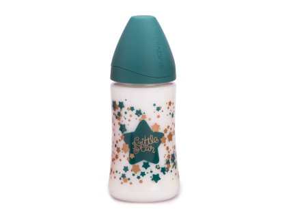 SUAVINEX | Láhev 270 ml PREMIUM HAUTE COUTURE 270ML - ZELENÁ HVĚZDA