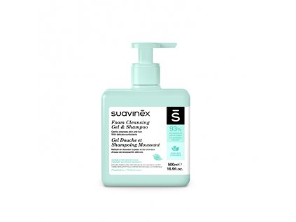 Pěnový gel - šampon s vůní Suavinex Baby Cologne - 500 ml
