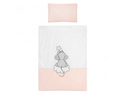 Dětské povlečení do postýlky Belisima Cute Mouse 6-ti dílné 100/135