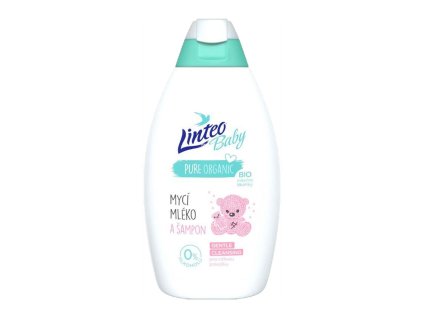 Dětské mycí mléko a šampón Linteo Baby s měsíčkem lékařským 425 ml VÝHODNÉ BALENÍ