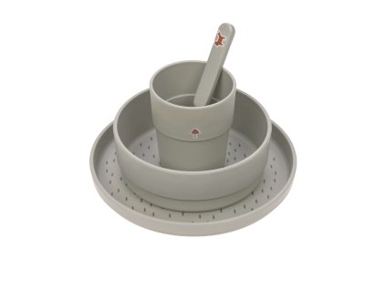 sada nadobi lassig dish set pp cellulose forest fox