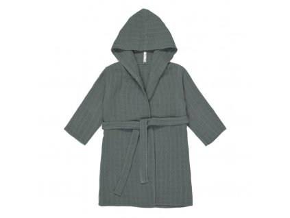 detsky koupaci plast lassig muslin bathrobe 24 36 mesicu petrol green