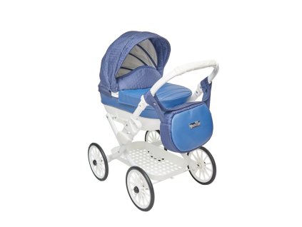 detsky kocarek pro panenky jasmine kids elegance modra
