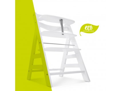 detska jidelni zidlicka hauck alpha white 8