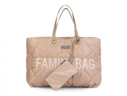 prebalovaci taska childhome family bag puffered beige 2