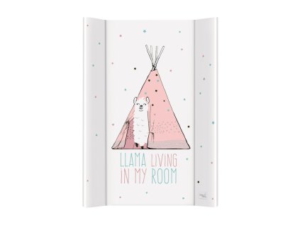 detska prebalovaci podlozka tvrda ceba comfort lolly polly lama 50 x 70 cm