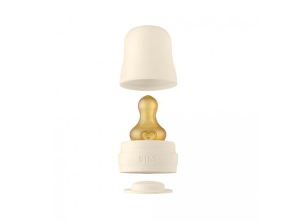 set na lahve bibs baby bottle ivory