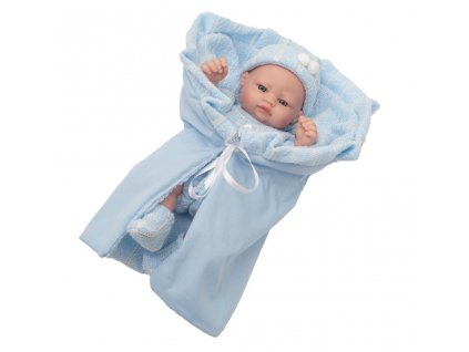 Luxusní dětská panenka-miminko chlapeček Berbesa Charlie 28 cm