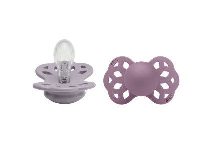 detske siditko bibs infinity symetricke silikon velikost 1 2 ks fossil grey mauve 2